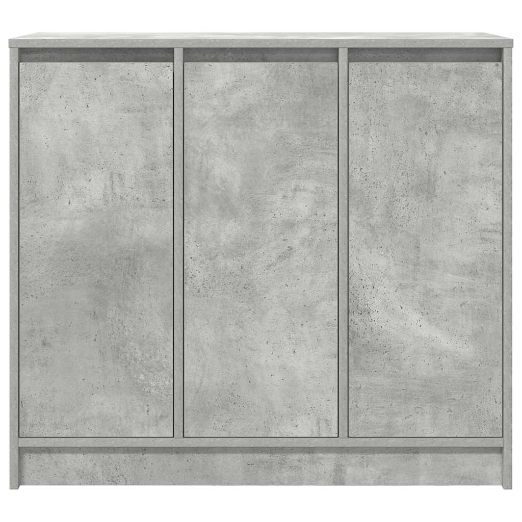 Sideboard Concrete Grey 85x34x76 cm Engineered Wood